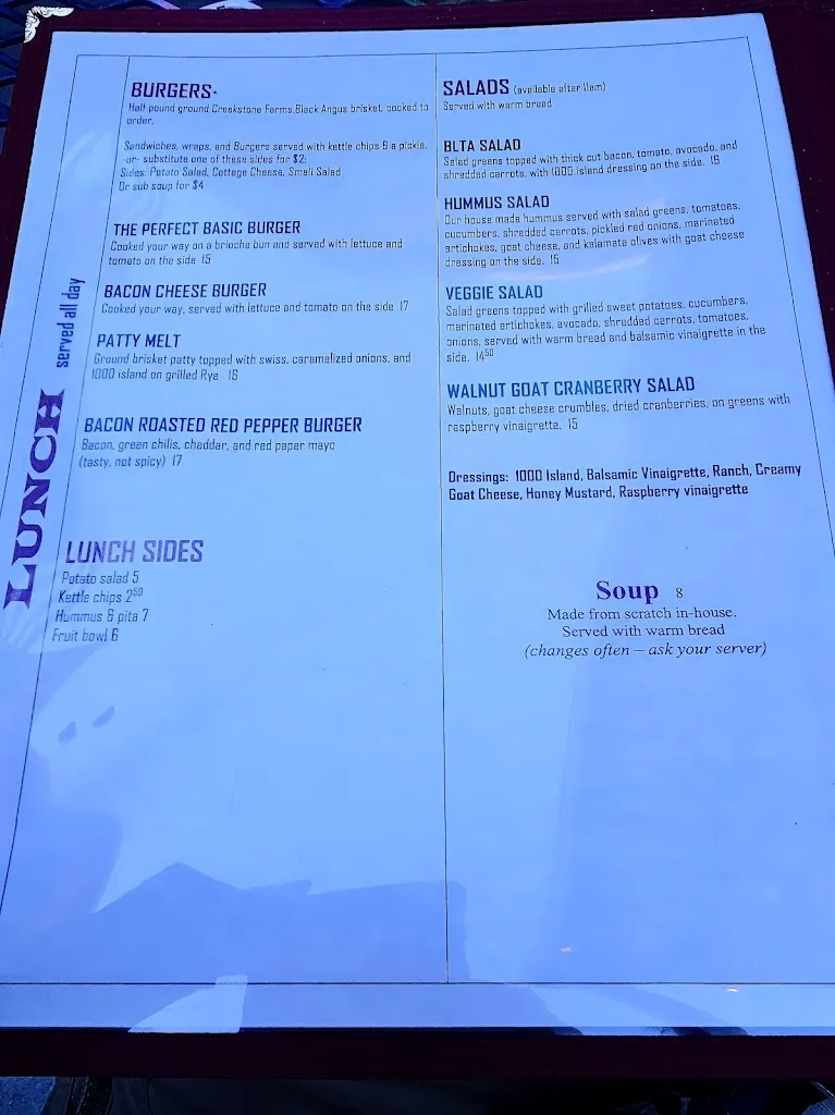 Menu_Old Town Red Rooster Cafe_Cottonwood, AZ_image_old_2