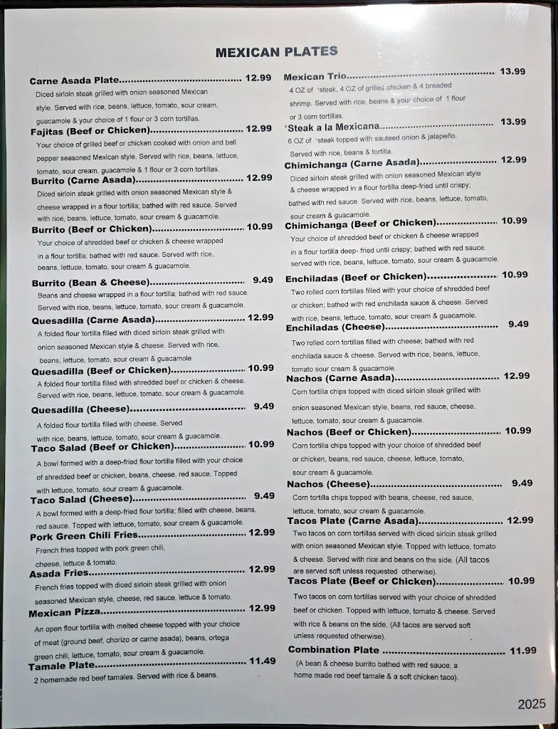 Menu_Pepe's Cafe_Cottonwood, AZ_image_old_1