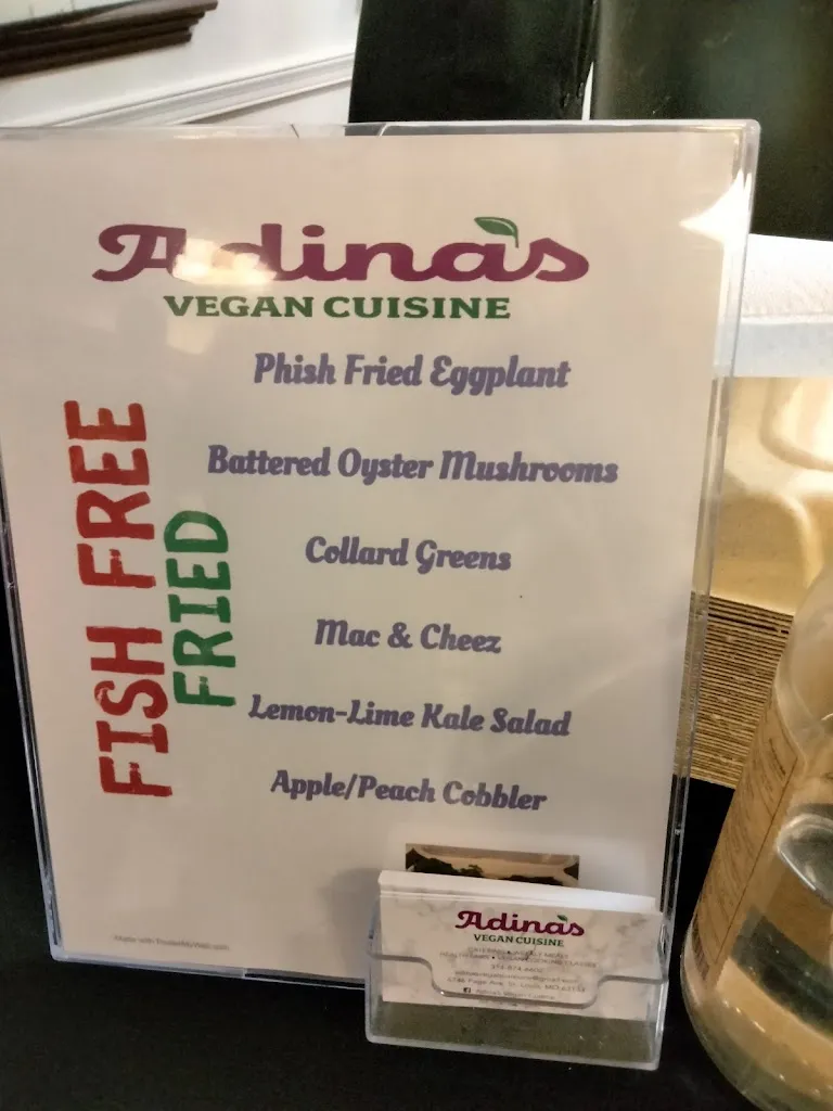 Menu_Adina's Vegan Cuisine_St. Louis, MO_image_old_1