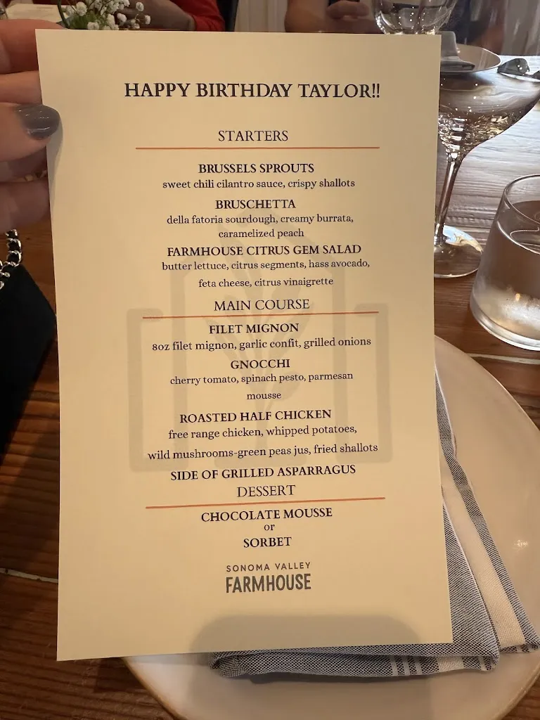 Menu_Sonoma Valley Farmhouse_Sonoma, CA_image_old_2