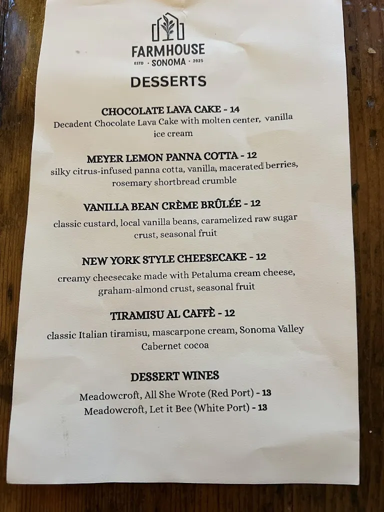 Menu_Sonoma Valley Farmhouse_Sonoma, CA_image_old_3