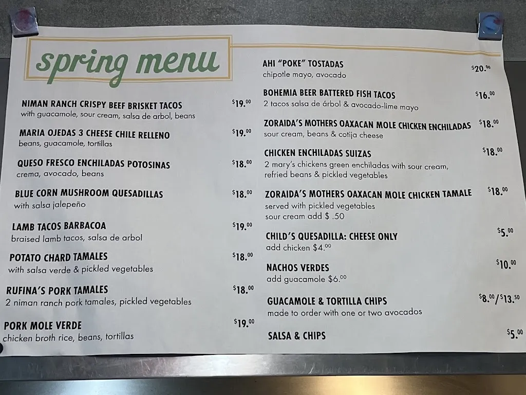 Menu_El Molino Central_Sonoma, CA_image_old_1