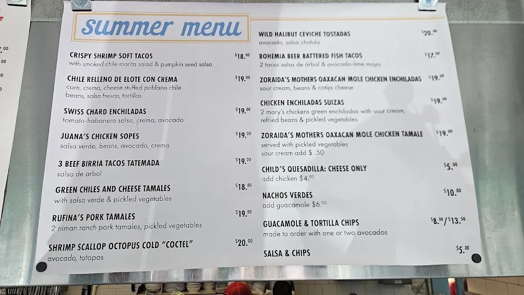 Menu_El Molino Central_Sonoma, CA_image_old_3