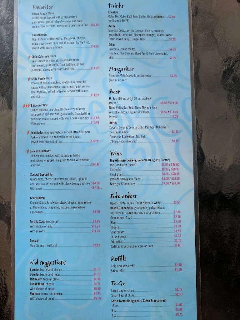 Menu_Juanita Juanita_Sonoma, CA_image_old_2