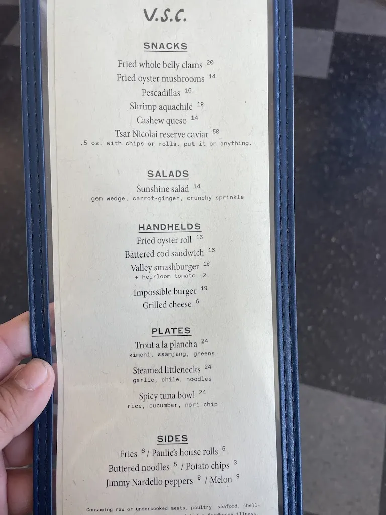 Menu_Valley Swim Club_Sonoma, CA_image_old_2