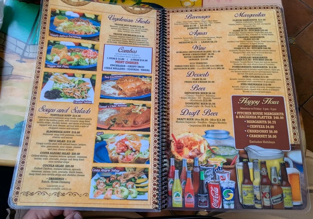 Menu_La Hacienda Sonoma Bar & Grill_Sonoma, CA_image_old_2