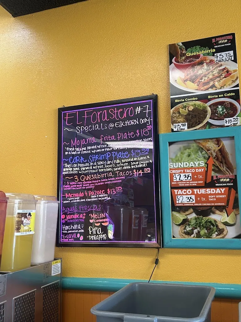 Menu_El Forastero Mexican Food_Sacramento, CA_image_old_1