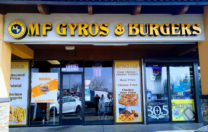 MF Gyros & Burgers restaurant in Sacramento, CA