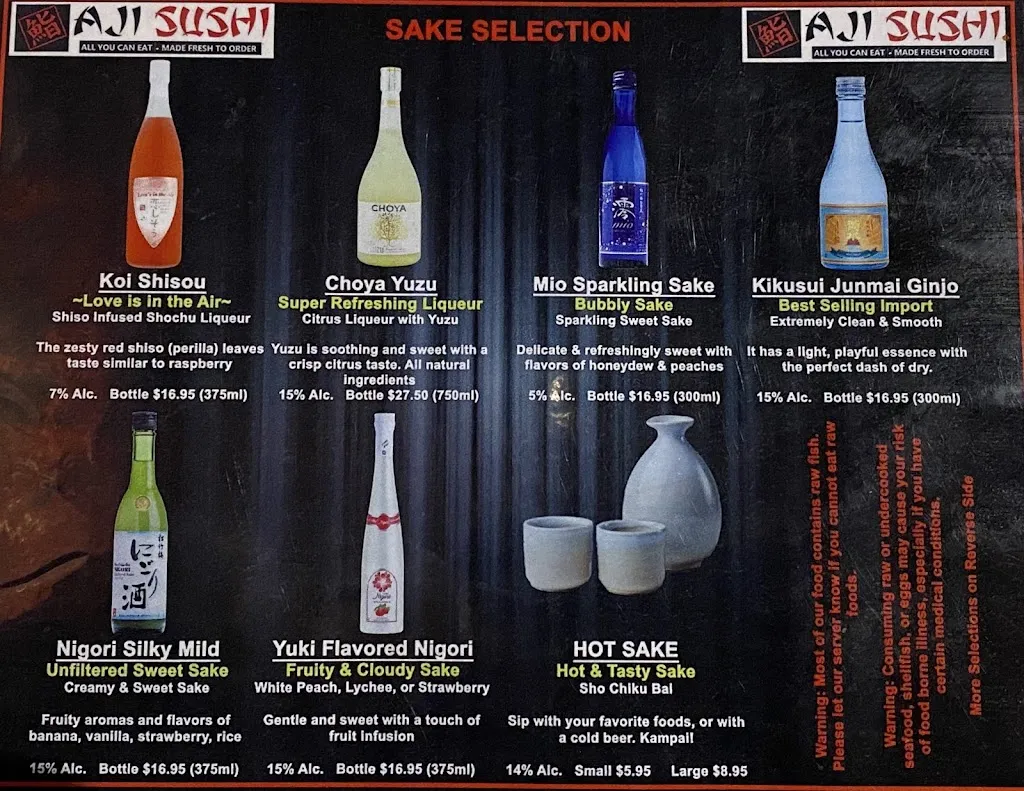 Menu_Aji Sushi_Sacramento, CA_image_old_3