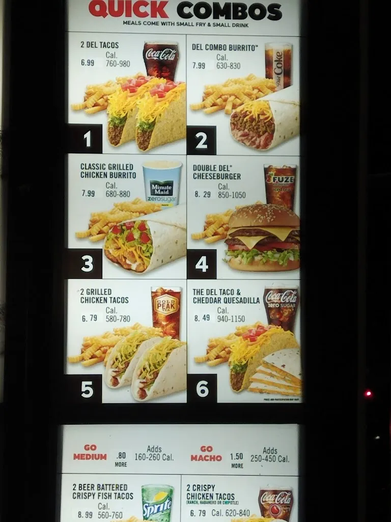 Menu_Del Taco_Sacramento, CA_image_old_2