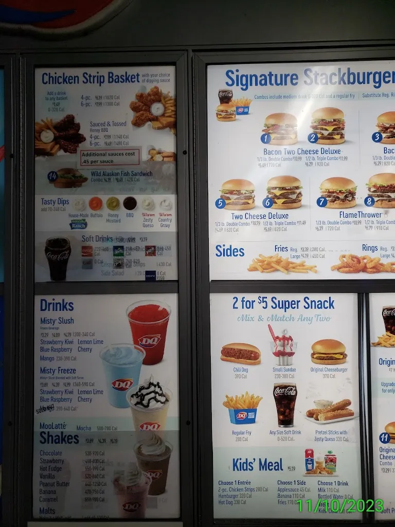 Menu_Dairy Queen Grill & Chill_Lakeside, CA_image_old_1