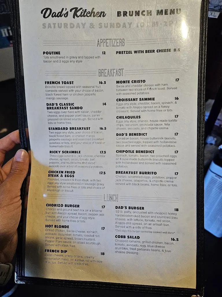Menu_Dad's Kitchen Fair Oaks_Fair Oaks, CA_image_old_1