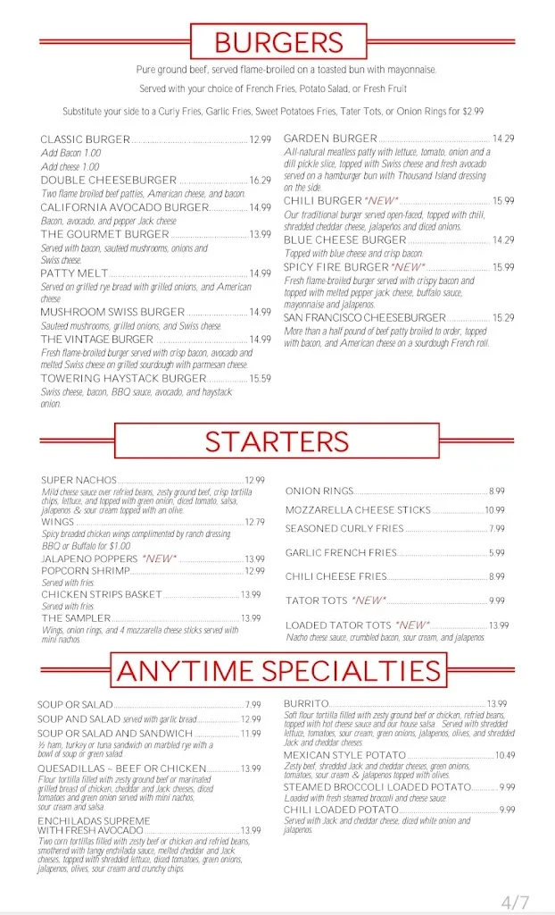 Menu_Adel's Restaurant_Eureka, CA_image_old_1