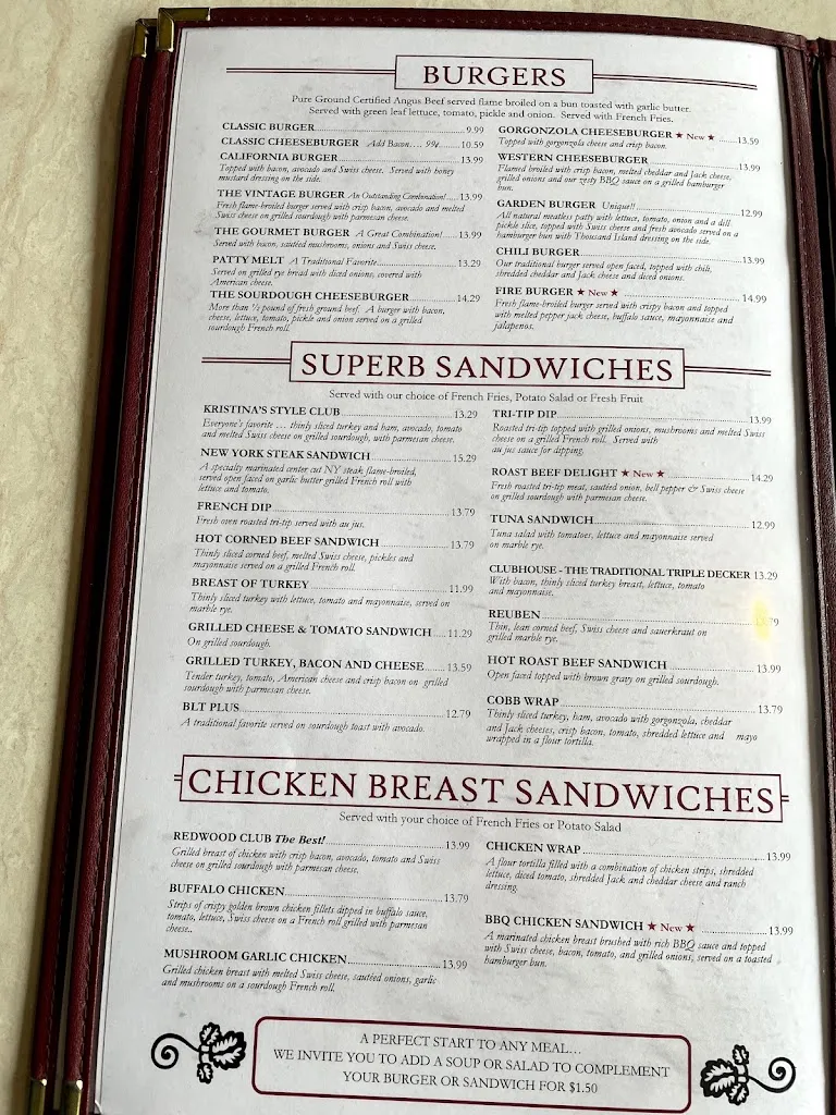 Menu_Kristina's Restaurant_Eureka, CA_image_old_3