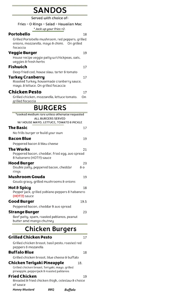 Menu_The Hood Eureka_Eureka, CA_image_old_3