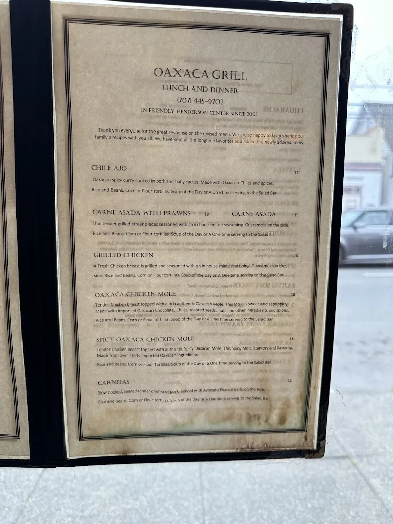 Oaxaca Grill ristorante a Eureka, CA