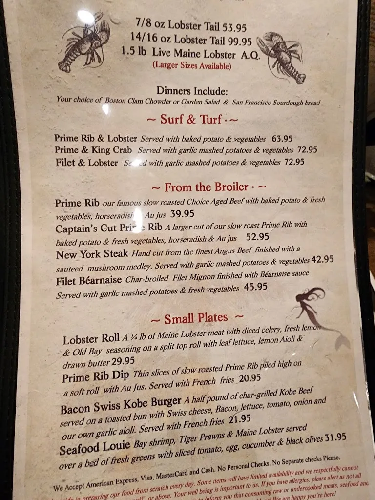 Menu_Rudy's Hideaway Lobsterhouse_Rancho Cordova, CA_image_old_3