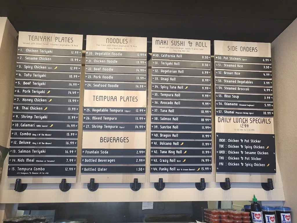 Menu_I Love Teriyaki_Gold River, CA_image_old_2