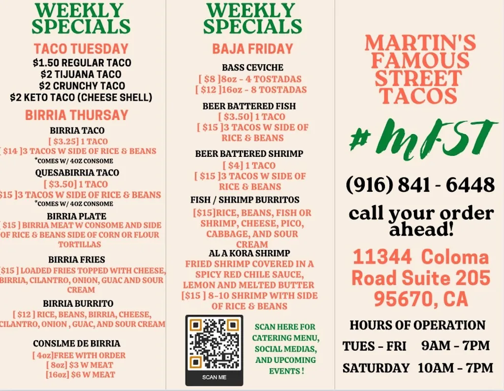 Menu_Martin’s Famous Street Tacos_Gold River, CA_image_old_1