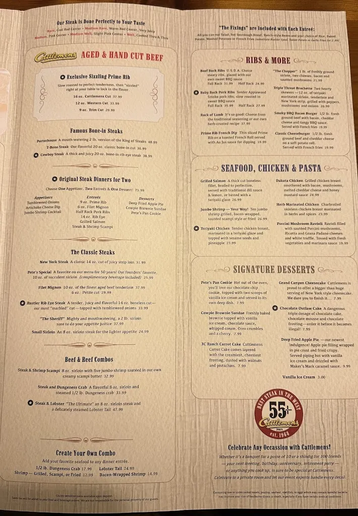Menu_Cattlemens | Rancho Cordova_Rancho Cordova, CA_image_old_1