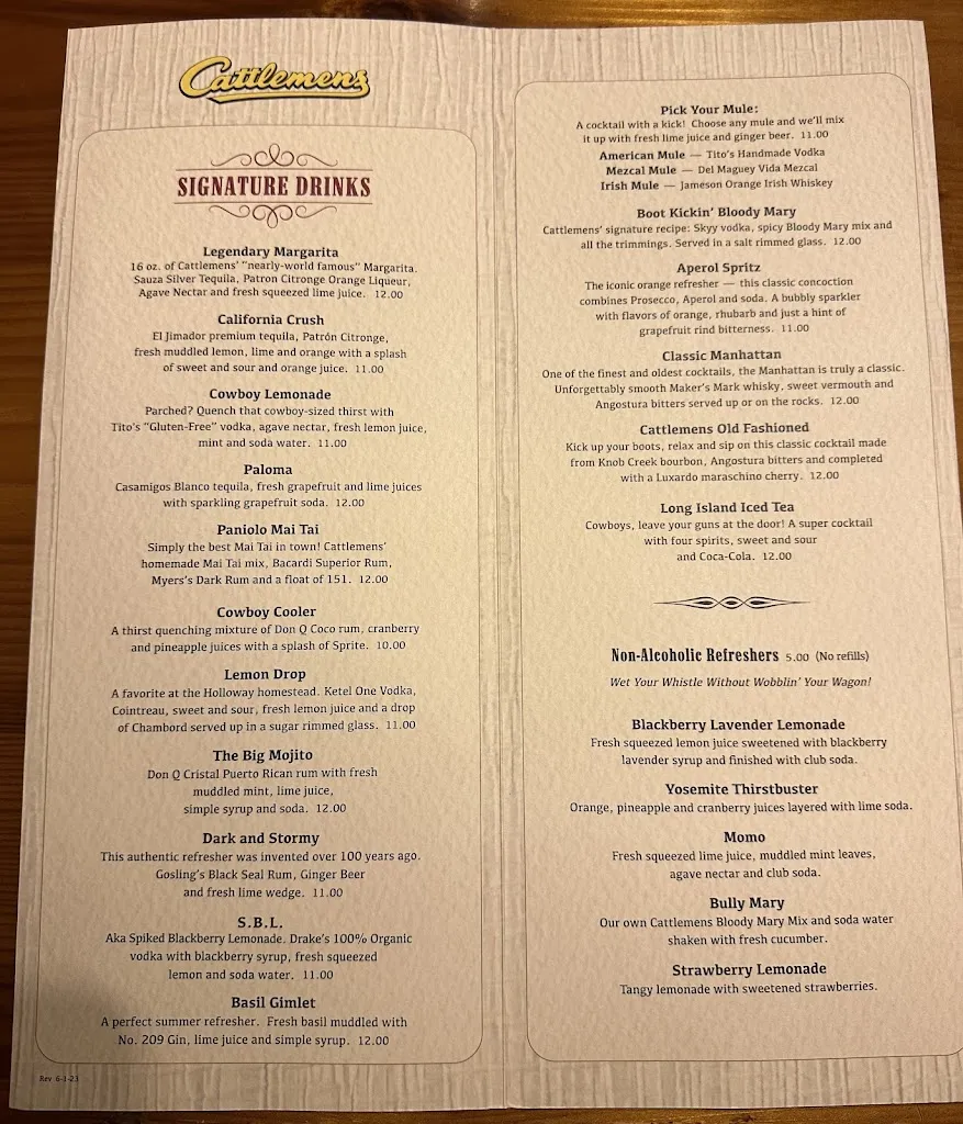 Menu_Cattlemens | Rancho Cordova_Rancho Cordova, CA_image_old_2