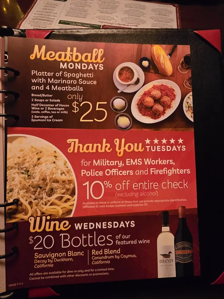 Menu_The Old Spaghetti Factory_Rancho Cordova, CA_image_old_2