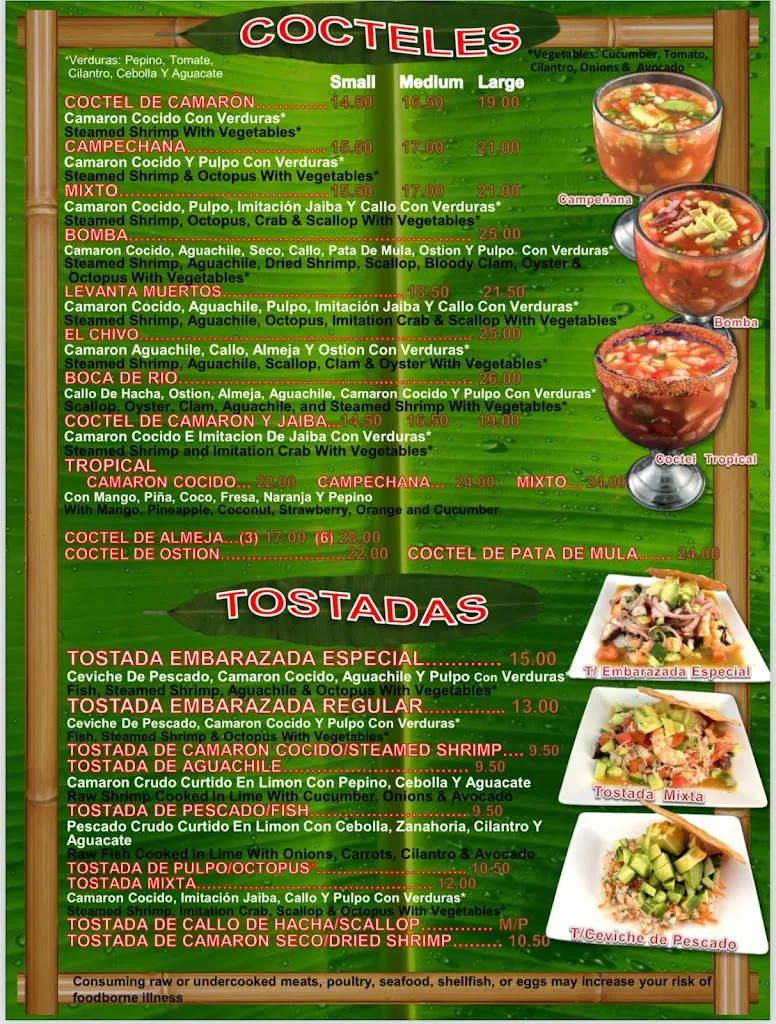 Menu_Mariscos Tecuala_Perris, CA_image_old_2