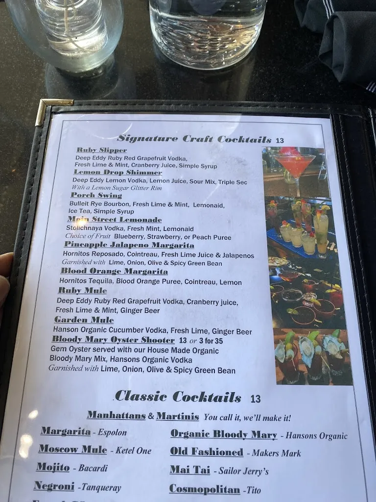 Menu_Main Street Bistro & Piano Bar-Cabaret_Guerneville, CA_image_old_1