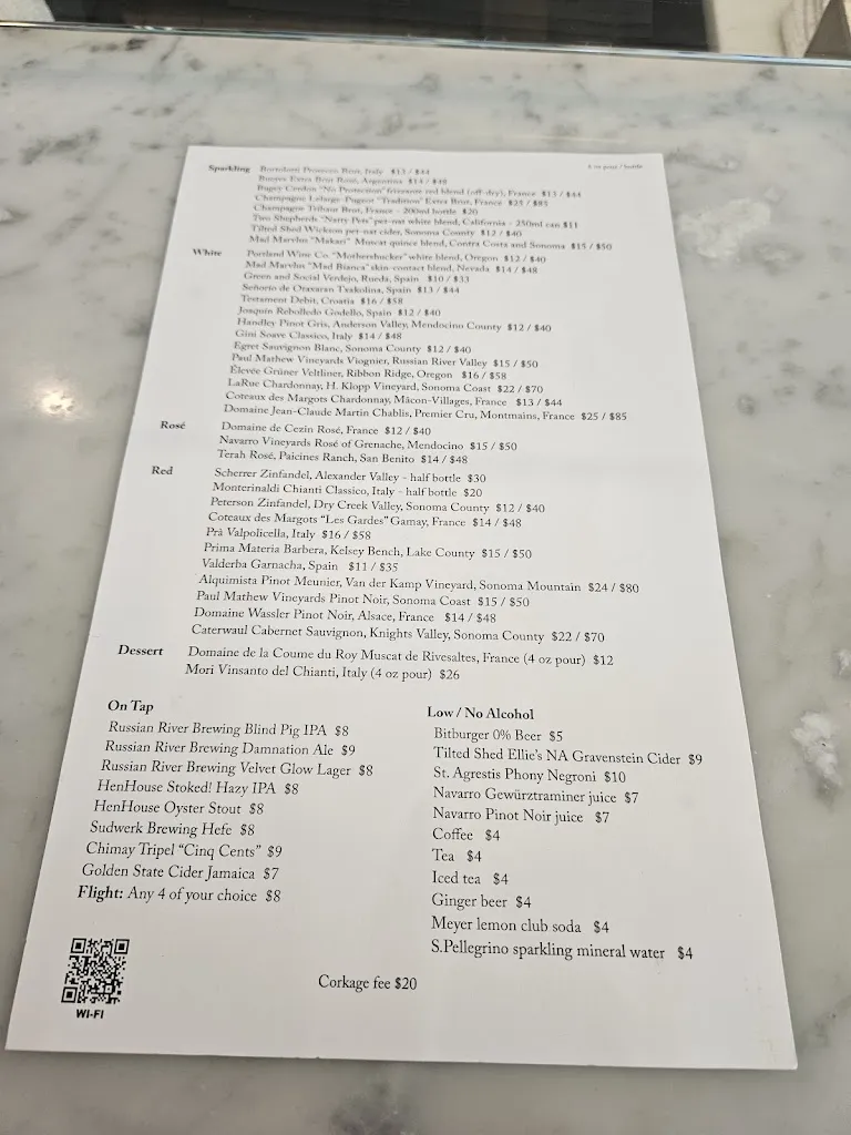 Menu_Trillium Winebar & Taproom_Guerneville, CA_image_old_1