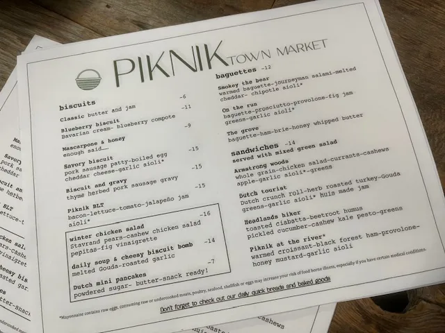 Menu_Piknik Town Market_Guerneville, CA_image_old_2
