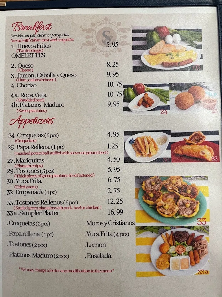 Menu_Sol Cubano_North Highlands, CA_image_old_1