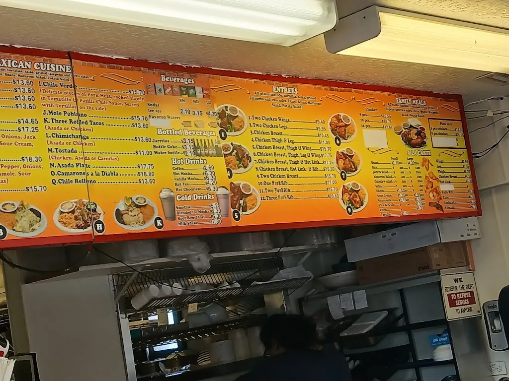 Menu_El Pollo Feliz_North Highlands, CA_image_old_1