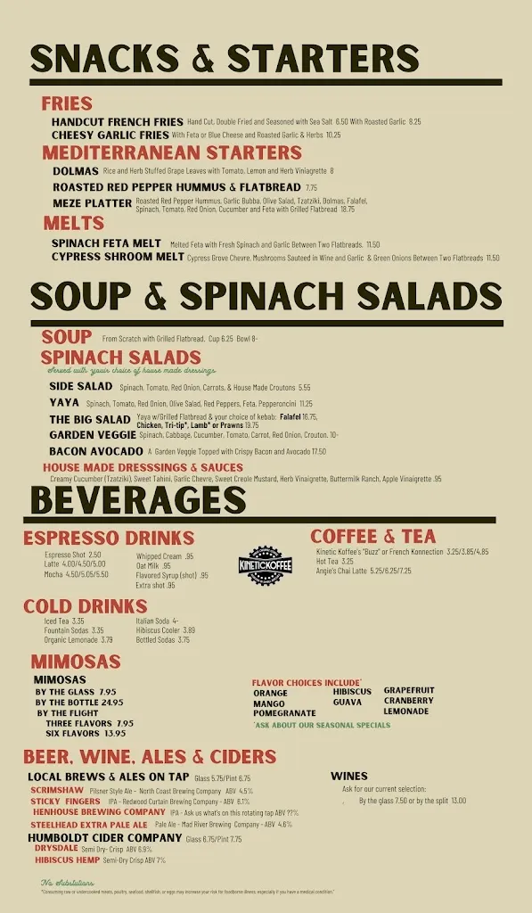 Menu_Cafe Nooner_Eureka, CA_image_old_3