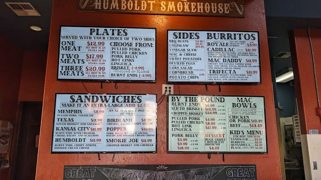 Menu_Humboldt Smokehouse_Eureka, CA_image_old_2