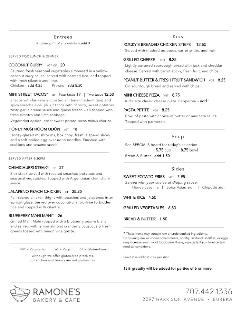 Menu_Ramone's Bakery & Cafe_Eureka, CA_image_old_2