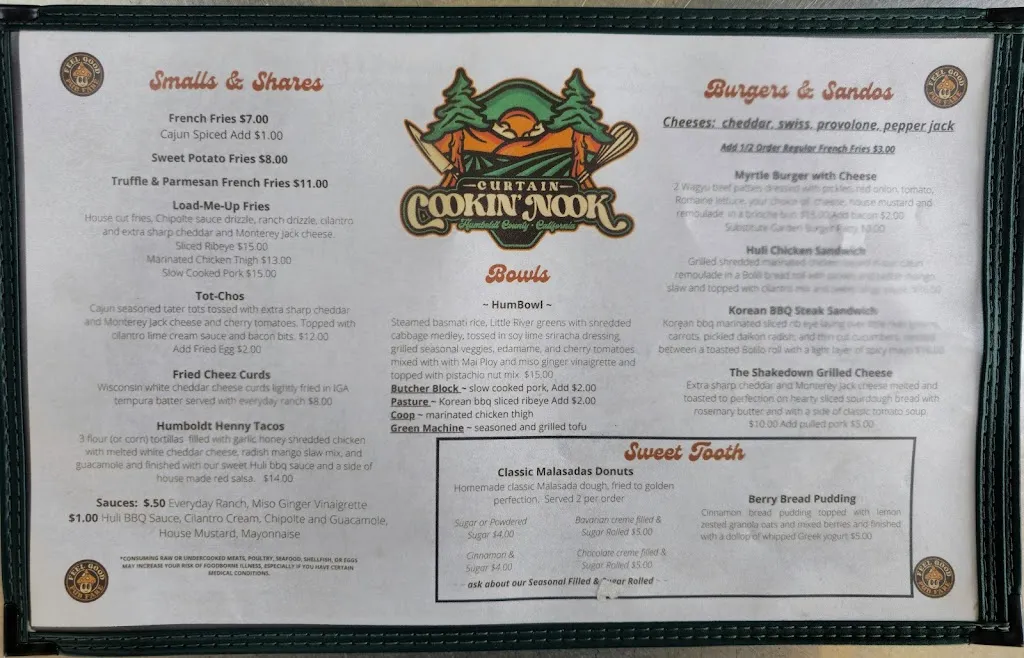 Menu_Curtain Cookin' Nook_Eureka, CA_image_old_3
