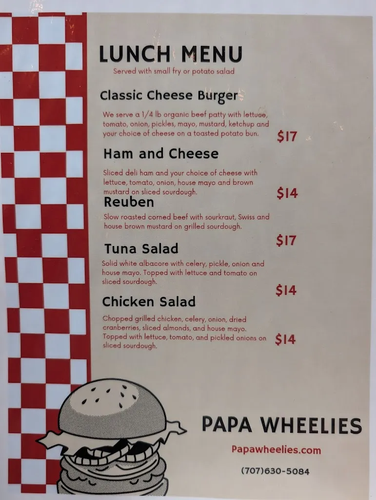 Menu_Papa Wheelies_McKinleyville, CA_image_old_1