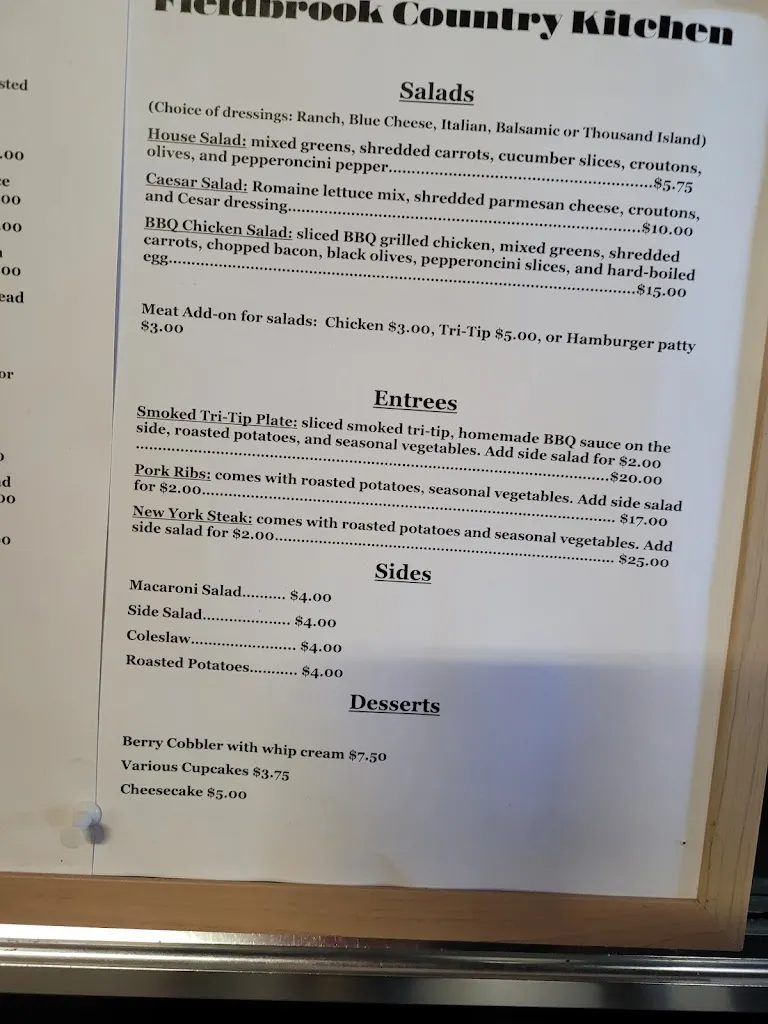 Eric Einem_Fieldbrook Country Kitchen_McKinleyville, CA_review