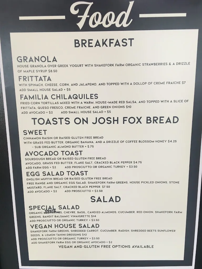 Menu_FAMILIA EUREKA_Eureka, CA_image_old_1