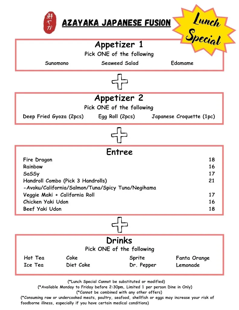 Menu_Azayaka Japanese Fusion_Sacramento, CA_image_old_3