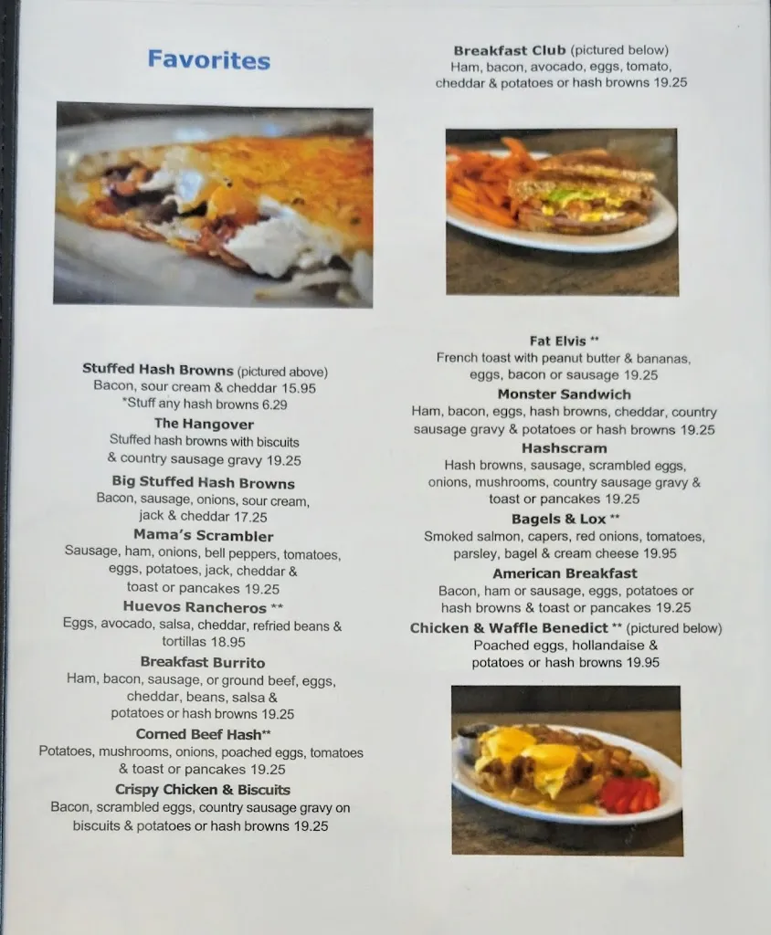 Menu_Rivers Edge Cafe_Sacramento, CA_image_old_1