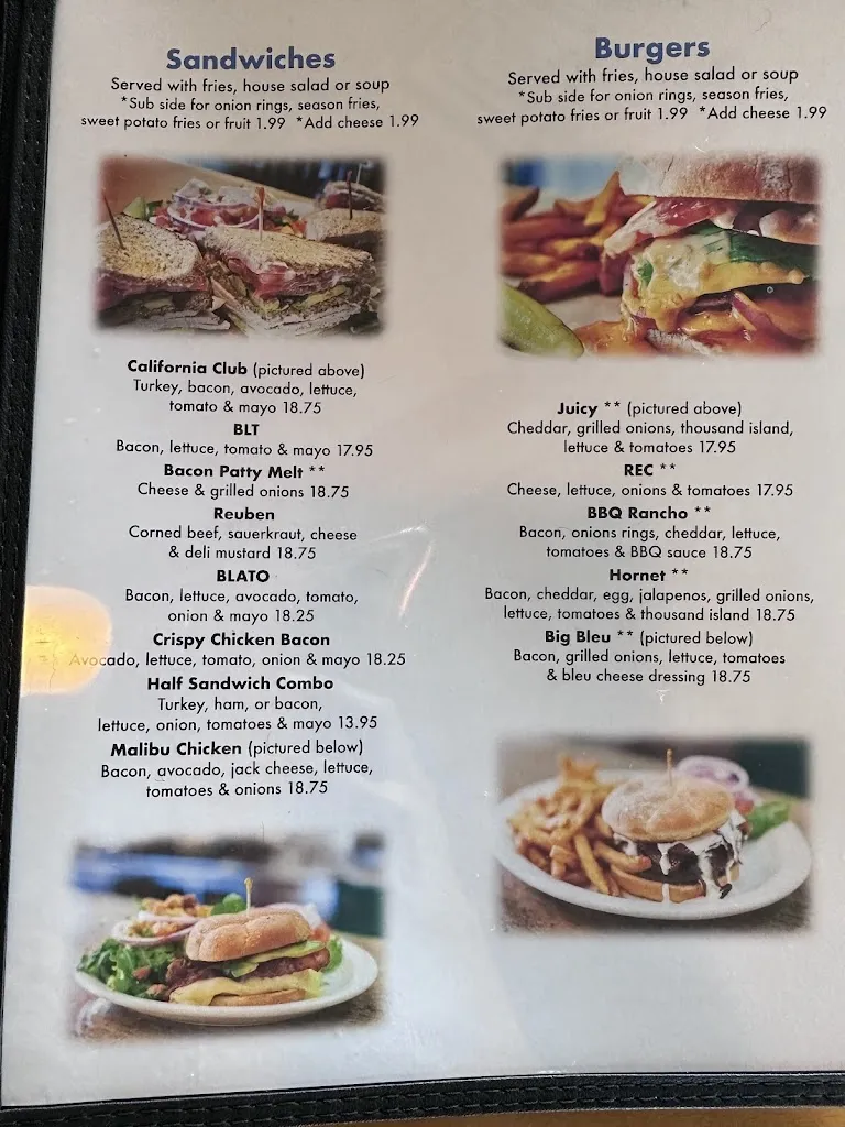 Menu_Rivers Edge Cafe_Sacramento, CA_image_old_2