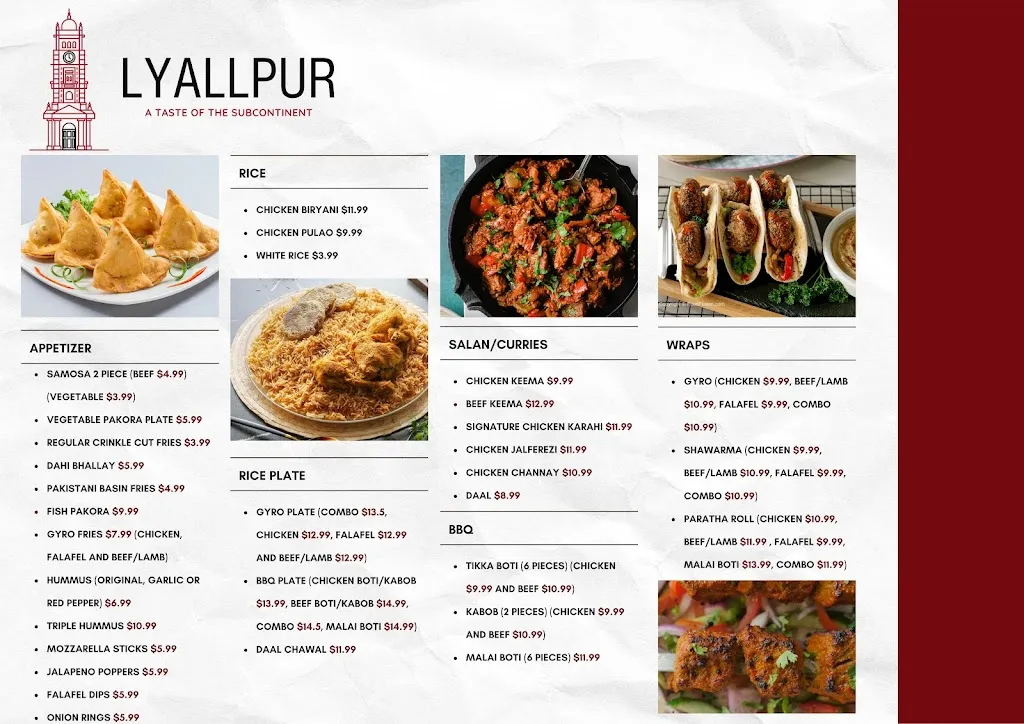 Menu_LYALLPUR GRILL_Sacramento, CA_image_old_1