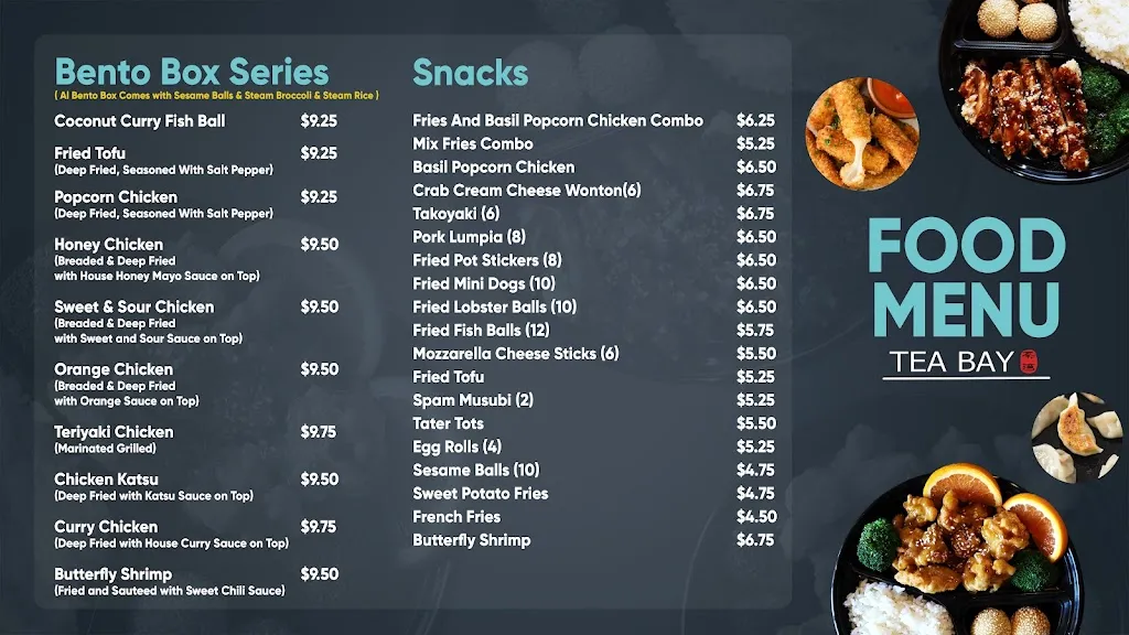 Menu_Tea Bay_Sacramento, CA_image_old_2