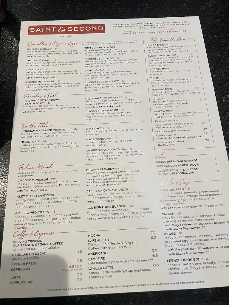 Menu_Saint & Second_Long Beach, CA_image_old_1