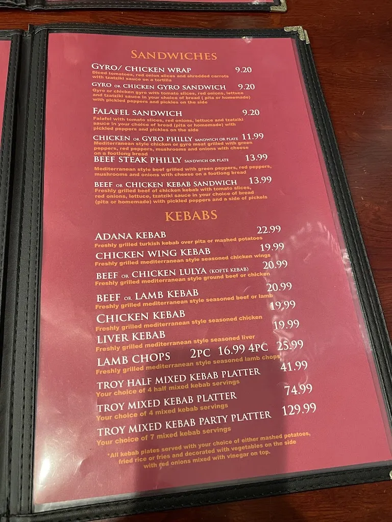 Menu_Troy Mediterranean Cuisine_Valley Park, MO_image_old_2