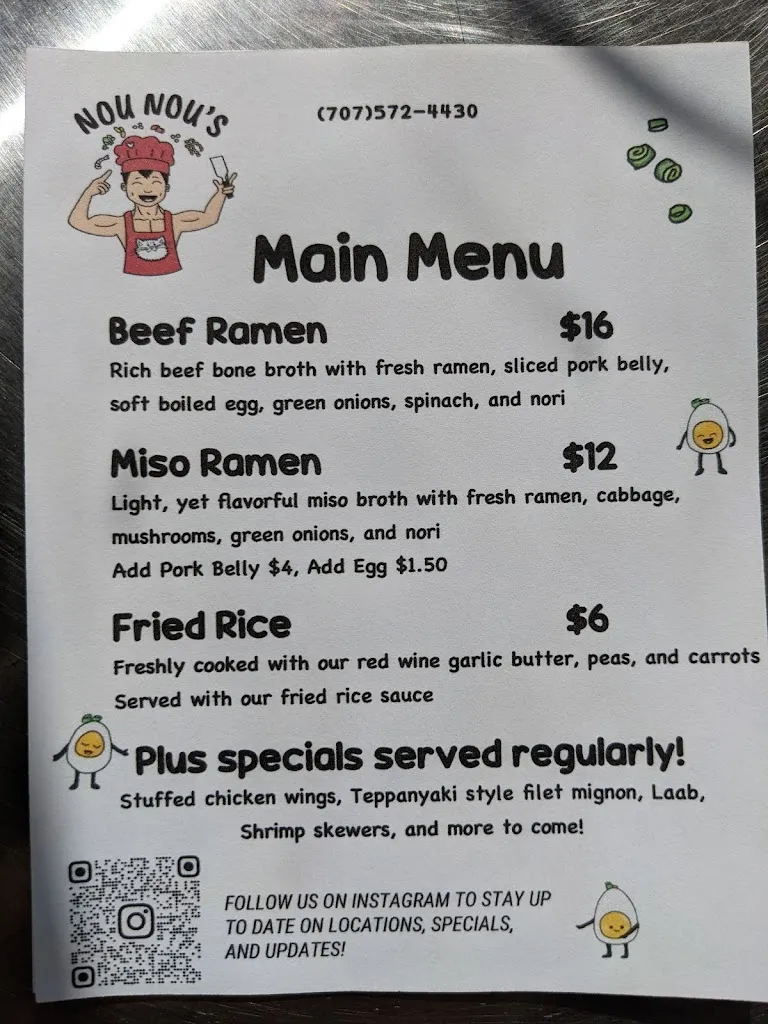 Menu_Nou Nou's_Eureka, CA_image_old_1
