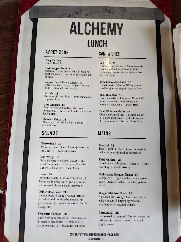 Menu_Alchemy Café_Murphys, CA_image_old_2