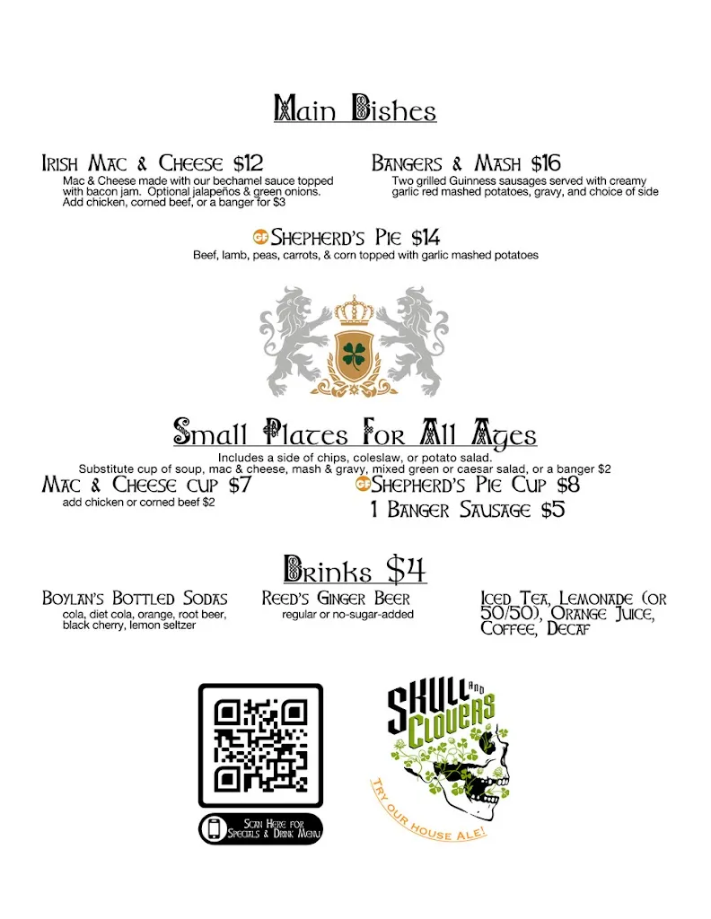 Menu_Murphys Irish Pub_Murphys, CA_image_old_2