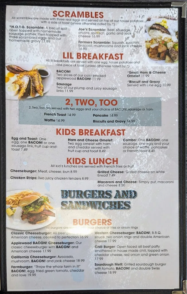Menu_Hot Off The Griddle_Orangevale, CA_image_old_2